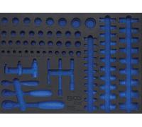 Insert d'outils cliquet de commutation inserts de douilles, 80 pièces vides...