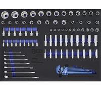 Insert d'outils outils en pouces 90 pcs douilles Zöllig SAE vide / rempli