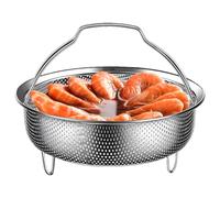 Insert en métal pour cuire à la vapeur - Passoire alimentaire en acier inoxydable de 24 cm, casserole résistante à la chaleur | Panier durable pour légumes, œufs, viande, dessert, casserole