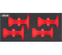 Insert en mousse souple ∙ vide ∙ V4915-L ∙ L x l x H : 393 mm x 188 mm x 35 mm