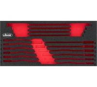 Insert en mousse souple ∙ vide ∙ V4987-L ∙ L x l x H : 393 mm x 188 mm x 35 mm