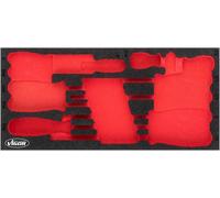 Insert en mousse souple ∙ vide ∙ V4989-L ∙ L x l x H : 393 mm x 188 mm x 35 mm