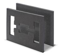 Insert en mousse - TOOD - 2 pièces - Pour coffret professionnel - Emboîtable - 40x30x4 cm