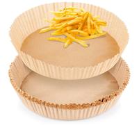 Feuilles de papier cuisson - PAPERPAN - Lot de 50 - Diamètre 20 cm - Antiadhésives - Jetables