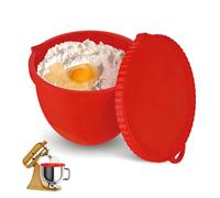 Insert en silicone - Convient pour les mélangeurs KitchenAid 5 Qt - Inserts de bol mélangeur en silicone avec couvercle - Bol mélangeur remplaçable de qualité alimentaire - Accessoires de cuisson