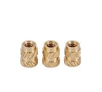 Insert fileté M1.4 M1.6 Filetage en Laiton moulé de Chaleur fileté (Size : M1.6x3x2.5 (100pcs))