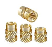 Insert fileté moleté en laiton, Écrous filetés moletés en laiton thermofusibles for impression 3D (pack M1 à M8)(Length 8mm,M8 (OD 10mm)10pcs)