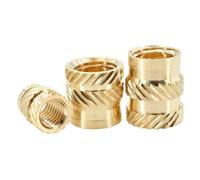Insert fileté moleté en laiton, Écrous moletés en laiton M2 M3 M4 M5 M6 for imprimante 3D, lot de 30/50/100 pièces, plusieurs tailles(30PCS,M5xL5xOD7)