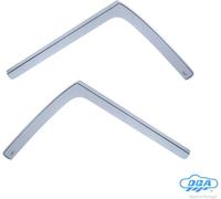 Insert frontal DGA déflecteur de vent long pour Volkswagen Crafter 01/17