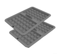 Insert gaufré multifonction pour friteuse NJ Air F300EU, AF400EU, gaufres et plus encore (gris)