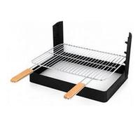 Grilloir en fonte encastrable - Somagic - 48,5 x 34 cm - Charbon - 10 personnes