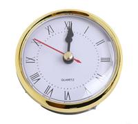 Insert Horloge Quartz 80mm Chiffres Romains Bordure Dorée(Roman gold)