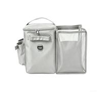 Insert isotherme en PEVA pour sac Bogg offrant une rétention sûre du froid et une organisation en maille structurée pour les besoins de voyage (côté gris)