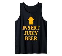 Insert Juicy Beer Funny Drinking Débardeur