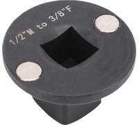 Insert Low Profile Impact Socket Adapter Drive Reducing High Strength Metal for Tight Spaces 1/2in M-3/8in F