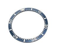 Insert lunette en céramique tournante compatible avec les montres seiko SKX, SRPD 38 mm Vert Hulk, noir, noir noir noir bay, bleu nuit mod sous remplacement Diver + "cadeau 3 m STICKER", bleu nuit