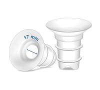 Insert Maymom 17 mm compatible avec Spectra, Medele 24 mm, Momcozye S9 Pro/S12 Pro, coupe Willow. Compatible avec Medele Freestyle, Harmony, pour réduire 24 mm à 17 mm. 2 pcs.