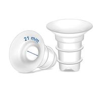 Insert Maymom 21 mm compatible avec Spectra, Medelae 24 mm, Momcozye S9 Pro/S12 Pro, coupe Willow. Compatible avec Medelae Freestyle, Harmony, pour réduire 24 mm à 21 mm. 2 pcs.