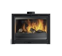 Insert cheminée encastrable Godin Modane 2 75-F Turbo - 10 kW anthracite