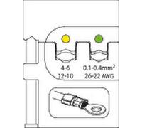 Insert modulaire Gedore pour cosses isolées 0,1-0,4/4-6 8140-01