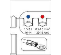 Insert modulaire Gedore pour cosses isolées 0,5-1,5/1,5-2,5 8140-02