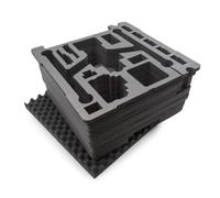 Insert mousse personnalisé Nanuk Dji Inspire 2 Landing Gris 699x691x406 mm