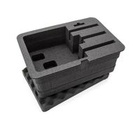 Insert mousse personnalisé Nanuk Revolver Gris 376x246x193 mm