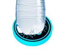 Insert porte-gobelet de voiture à LED - Dessous de verre antidérapant avec chargement USB | Tapis à changement de couleurs intelligent | Accessoire d'intérieur lumineux pour caravane et SUV