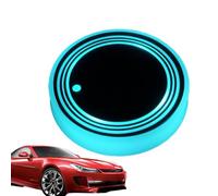 Insert porte-gobelet de voiture à LED, dessous de verre de voiture éclairé - Tapis de dessous de verre lumineux LED | Tapis de tasse de boisson intérieur de véhicule avec détection int
