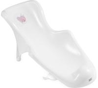 Hylat Baby Transat bain bébé - aide précieuse pour le bain des nourrissons et des bébés de la naissance à environ 6 mois, blanc