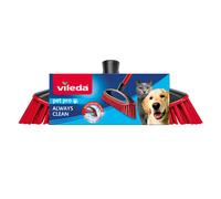Vileda Always Clean Balai en Caoutchouc - Attire et ramasse la saleté et les poils d’animaux - Pour tous types de sols - Facile à nettoyer - Manche non-inclus