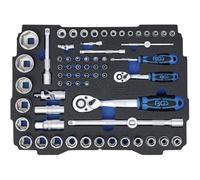 Insert pour BOXSYS1 2 - Jeu de 65 Douilles 6,3 mm (1/4) et 12,5 mm (1/2) - Systainer - Organisation et Accessibilité O - D-Work