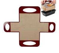 Insert pour moule à cake - Tapis de cuisson réutilisable en silicone antiadhésif avec poignées pour la maison, la cuisine, les boulangeries