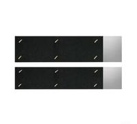 Insert pour réduire le bruit de gouttière extérieure avec structure à double panneau et intégration transparente dans les tuyaux (8,9 x 30 cm)