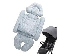 Insert pour siège de voiture pour bébé, support pour tête et corps pour tout-petits, coussin supplémentaire pour support de tête, coussin respirant pour poussette et siège de balançoire
