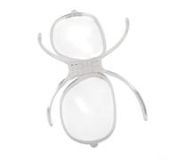 Insert pour Ski Taille Réglable 12x4cm Insert pour Ski Taille(B) | Matériau PC pour durable, résistant aux chocs, conception transparente pour une vision claire