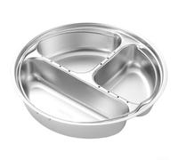 Insert vapeur en acier inoxydable 304 pour cuiseur à riz, panier à légumes multi-compartiments, 19,5 cm (C)