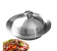Insert vapeur en acier inoxydable pour casseroles, insert vapeur universel, amortisseur pliable et panier à vapeur, utilisation pour cuire à la vapeur et la viande, cuiseur vapeur pour une cuisson
