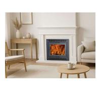 Insertable - Zeux - 11 kW - Efficacité énergétique A+ - Triple combustion - Gris anthracite