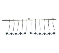 INSERTION POUR VERRE PANIER SUPERIEURE pour LAVE VAISSELLE SIEMENS - 00489466