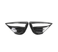 Inserts calandre Pour Tesla Pour Model Y 2021 2022 2023 Cache De Protection Pour Aileron Phare Antibrouillard Style Lame Vent
