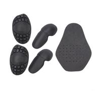Inserts d'armure de moto flexibles pour protection dorsale certifiée CE avec coudières et épaulettes pour motocross et équitation de rue - Matériau EVA 35 x 24 cm
