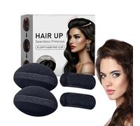 Inserts de base pour cheveux volume, bases de cheveux du volume éponge, 4 x Sponge Styling Insérer des cheveux | 4 paquets invisibles pour les petits pour outils tressés pour les fêtes