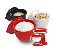 Inserts de Bol en Silicone 3x pour KitchenAid 4.5-5 Quart à Tête Inclinable Mélangeur sur Socle Artisan & Classic Series par MMOBIEL - Matériau Renforcé, Thermorésistant, Passe au Lave-Vaisselle