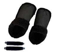 Inserts de chaussures en peluche, semelles intérieures chaudes avec lacets, doublure intérieure en peluche, doublure de sabots d'hiver en peluche amovible, doublure de chaussure en peluche épaisse
