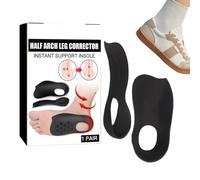 Inserts De Chaussures Orthopédiques - Coussinets De Soutien De La Voûte Plantaire Trois Quarts Avec Un Design Ergonomique Profilé, Semelles Intérieures Confortables Stabilisatrices Du Pied Pour Un Mei