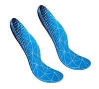 Inserts de chaussures respirants pour pieds plats - Absorption des chocs - Semelles de chaussures pleine longueur pour femmes, hommes et personnes âgées