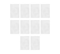 Inserts de classeur A6 - Pages de remplacement transparentes, pochettes de recharge à 6 anneaux | Protecteur de poche léger en matériau PP, 10.6x16.5cm, 50g, chargement par le haut, pour cartes, Photo