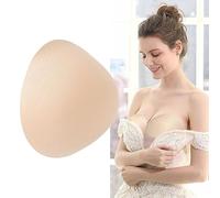 Inserts de Coussin de Soutien-Gorge, Triangle Doux Soutien-Gorge Inserts, Forme Mammaire pour Mastectomie léger Respirant en Coton Doux prothèse Triangulaire Insertion de Soutien-Gorge Mammaire