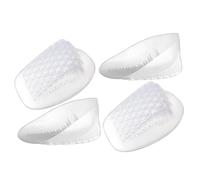 Inserts de coussin de talon en gel - Demi-semelles en gel en forme de U pour chaussures - Protège-talons en nid d'abeille antidérapants auto-adhésifs très résistants pour femmes, hommes, danseurs, inf